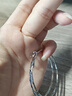 DAISY DREAMS925銀針雙層大圓圈耳環(huán)輕奢高級感方圓臉耳圈個(gè)性夸張素圈耳飾品 【直徑5cm】銀色耳圈(925銀針) 曬單實(shí)拍圖