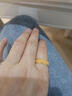招財轉運麻花戒指男仿沙金活口可調節男士食指環(huán)單身戒指送男友 麻花戒指 曬單實(shí)拍圖