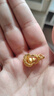 周大福爆閃福祿金絲葫蘆花園足金黃金吊墜女EOF1630生日禮物 約3.35g計價(jià)(工費460) 曬單實(shí)拍圖