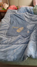 加厚抱枕被二合一午睡毯汽車(chē)抱枕被子兩用車(chē)載抱枕被子 羽葉-淺藍-加絨加厚 50cm*50cm 展開(kāi)190*145重約4斤 曬單實(shí)拍圖