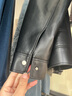 伯爵卓爾高級感定織PU皮夾克男士通勤機車(chē)風(fēng)2025春秋新款仿皮外套男 子夜黑 2XL 曬單實(shí)拍圖