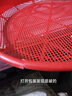 塑料曬菜網(wǎng)篩子老式篩米家用簸箕晾曬干貨花椒篩子米篩土有孔圓形 米面篩丨韌性強 1個(gè)裝丨韌性強 曬單實(shí)拍圖