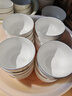嘉蘭陶瓷碗家用10個(gè)吃飯碗套裝清新餐具加厚面碗2025新款碗盤(pán)組合 4.5英寸飯碗10個(gè) 曬單實(shí)拍圖