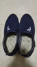 老北京布鞋透氣一腳蹬帆布鞋男軟底開(kāi)車(chē)休閑中老年經(jīng)典板鞋秋冬季 藍色800 41 (255mm) 曬單實(shí)拍圖