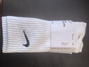 耐克（NIKE）男襪女襪秋冬新款三雙裝長(cháng)襪休閑籃球運動(dòng)襪跑步襪透氣吸汗襪子 SX7676-100 長(cháng)襪 L【42-46】 曬單實(shí)拍圖