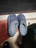 雷姆汀冬季男士新款棉拖鞋特大碼室內家居家用厚底加絨加厚保暖防滑冬天 藏青色(拖鞋) 38-39 曬單實(shí)拍圖