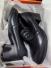強人深口女單鞋頭層牛皮休閑女鞋4.5CM氣質(zhì)高跟鞋 JDA11197 黑色 39碼 曬單實(shí)拍圖