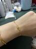周大福碎碎冰福祿葫蘆黃金手鏈(工費260)15cm 約2.6g EOF1383 曬單實(shí)拍圖