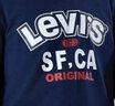 Levi's李維斯兒童長(cháng)袖T恤男童女童衛衣2025秋裝新款童裝正品官方 深靛藍 140 /68 【建議身高128-140cm】 曬單實(shí)拍圖
