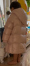 高梵黑金兒童鵝絨服5.0長(cháng)款加厚男女小童精靈帽寶寶保暖羽絨服外套 YT棉花粉 110 【充絨量 116g】 曬單實(shí)拍圖