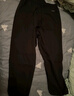 太平鳥(niǎo)男裝 秋季黑色休閑長(cháng)褲潮B2GBD3204 黑色1（寬松） XL 曬單實(shí)拍圖