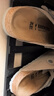 BIRKENSTOCK勃肯德國進(jìn)口女款牛皮絨面革時(shí)尚灰色Boston包頭拖鞋 石灰色窄版1027751 39 曬單實(shí)拍圖