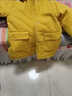葉余女童外套2025韓版加絨加厚春秋冬中大童小孩冬天服風(fēng)衣潮 黃色加絨加厚 110 建議身高95-105 曬單實(shí)拍圖