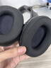 季朗適用鐵三角耳機套ATH-M50X耳罩M30X M40X M20X 耳機罩m50x頭梁保護套皮墊耳套頭戴式橫梁替換配件 【黑色-拼接網(wǎng)布款】耳機套一對 曬單實(shí)拍圖