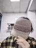 南啵丸鴨舌帽冬天騎車(chē)帽子女秋冬季護耳加絨保暖針織毛線(xiàn)帽時(shí)尚百搭耳套 咖色 均碼 曬單實(shí)拍圖