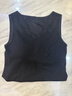 曼妮芬蕾絲綿羊毛美暖帶杯無(wú)痕打底背心女士美體內衣貼身7A抑菌打底衫 【輕塑款】曜石黑 L (165) 適合101-130斤 曬單實(shí)拍圖