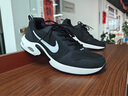 輕奢潮流男鞋秋冬季新款運動(dòng)鞋男軟底休閑跑步鞋男百搭保暖鞋子男 NK666黑白【皮面】 41 曬單實(shí)拍圖