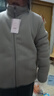 冬季搖粒絨衛衣加厚保暖上衣外套女長(cháng)袖短外套抓絨拉鏈開(kāi)衫衛衣男 卡其色 L 建議100-115斤 曬單實(shí)拍圖