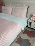 浪莎（LangSha）少女心KT貓牛奶絨四件套秋冬加厚保暖學(xué)生宿舍單人床單被套三件套 桃粉芝士黃【親膚牛奶絨 不掉毛防靜電】 1.8m 床單款 四件套-被套200*230 曬單實(shí)拍圖