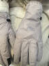 九州絲羽加厚羽絨棉手套女冬季騎行騎電瓶車(chē)加絨防風(fēng)防寒保暖可觸屏防水 藕紫色【附贈收納袋】 均碼 曬單實(shí)拍圖