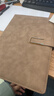 得力（deli）可定制筆記本子16K/128張大本羊巴皮 加厚皮面本記事本日記本 棕色BP150 曬單實(shí)拍圖