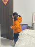 圖圖小象女童外套三防軟殼2026春季新款兒童防風(fēng)夾克女大童防水戶(hù)外運動(dòng)服 橘色 130 【身高約130cm】 尺碼偏小，建議拍大一碼 曬單實(shí)拍圖