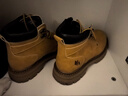 海瀾之家HLA情侶靴復古潮流大黃靴男舒適秋冬馬丁靴子男 T249土黃色41 曬單實(shí)拍圖