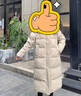 波司登（BOSIDENG）冬季羽絨服女款長(cháng)款可脫卸帽加厚冬新國標90絨商場(chǎng)同款修身外套 半糖卡其7A34 L 170/92A 體重約130-150斤 曬單實(shí)拍圖
