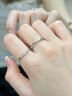 中國黃金（CHINA GOLD）S925銀無(wú)限的愛(ài)情侶對戒男女莫比烏斯戒指環(huán)婦女節生日禮物送女友 【今/次日達】無(wú)限的愛(ài)情侶戒指 曬單實(shí)拍圖