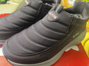足力健老人鞋冬季一腳蹬保暖棉鞋情侶款男女鞋防滑耐磨男鞋休閑百搭女鞋 黑色 加絨 （女款） 37 (235mm) 女鞋 曬單實(shí)拍圖