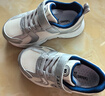 泰蘭尼斯春季新款兒童運動(dòng)鞋潮酷百搭男童跑步鞋女童輕便防滑休閑老爹鞋 白銀（四季網(wǎng)布）cool鞋墊 30 內長(cháng)19.0cm適合腳長(cháng)18.0cm 曬單實(shí)拍圖