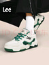 Lee男鞋官方潮流休閑鞋男士增高板鞋面包鞋韓版鞋子男款低幫運動(dòng)鞋 綠色 【皮面四季款】 39 【偏大/請拍小一碼】 曬單實(shí)拍圖
