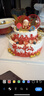 許愿一刻  10英寸雙層生日蛋糕新鮮制作同城配送爸媽長(cháng)輩網(wǎng)紅創(chuàng  )意1100g 曬單實(shí)拍圖