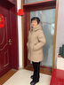 CANDYPRINCE 媽媽羽絨服 中老年羽絨服女中長(cháng)款 中年媽媽裝60歲70冬季外套 58款/卡其 【中長(cháng)款】 2XL / 建議-(體重106-120斤) 曬單實(shí)拍圖