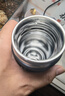 虎牌（TIGER）超輕不銹鋼直筒保溫杯霧面質(zhì)感情人節送禮MMZ-K601-KS黑色600ML 曬單實(shí)拍圖