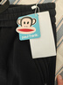 大嘴猴（paul frank）褲子男士重磅衛褲男秋冬季潮牌寬松休閑褲男褲運動(dòng)褲 黑色 2XL 曬單實(shí)拍圖