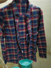 老人頭（LAORENTOU）經(jīng)典款加厚純棉格子長(cháng)袖襯衫中青年男士秋季 IF-25143藍紅格 L 推薦125-140斤 曬單實(shí)拍圖