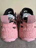 莎萊茜（SALAXI）2025秋冬新品歐貨情侶老爹鞋刺繡印花戶(hù)外增高運動(dòng)休閑鞋男女同款 粉色 37 女款 曬單實(shí)拍圖