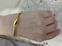 周六福（ZLF）  黃金手鐲女款足金莫比烏斯手環(huán) 計價(jià) 54mm-10.3g 曬單實(shí)拍圖