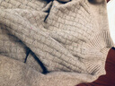 恒源祥100%純羊毛絨軟糯加厚毛衣女冬季半高領(lǐng)寬松保暖媽媽裝打底羊毛衫 駝色 加厚 【軟糯不扎】 L 【建議110-120斤】 曬單實(shí)拍圖