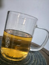 美斯尼 茶杯玻璃杯刻度杯量杯 茶水分離杯創(chuàng  )意墨色玻璃泡茶杯 紳士杯 430mL 曬單實(shí)拍圖