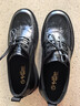 金利來(lái)（Goldlion）男鞋25早秋新品厚底商務(wù)德比鞋通勤正裝鞋G508530095AAA黑色40 曬單實(shí)拍圖