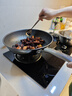 三頭鷹無(wú)涂層鈦鍋不粘鍋電磁爐燃氣純鈦炒鍋多功能家用炒菜鍋套裝鍋具 鈦鍋32cm+煎鍋28cm 2件套 曬單實(shí)拍圖