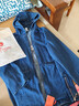 皮爾卡丹（pierre cardin）2025春秋季新款韓版寬松大碼減齡媽m媽裝風(fēng)衣連帽牛仔外套女中長(cháng) 深藍色 3XL 145-170斤 曬單實(shí)拍圖