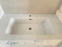 箭牌（ARROW）陶瓷一體盆單盆洗手盆陶瓷盆浴室柜臺盆家用衛生間臺上盆 【100*53cm】單孔盆 AEP32611H 曬單實(shí)拍圖