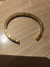 豐全珠寶足金999波西米亞黃金手鐲個(gè)性潮搭男女款復古黑金手環(huán)珠寶首飾 【開(kāi)口 波西米亞黃金手鐲】約15g 曬單實(shí)拍圖