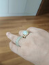 侗秘和田玉青白玉晴水指環(huán)老料和田玉素戒冰種玉石扳指女附證書(shū) 和田玉晴水 15mm 曬單實(shí)拍圖