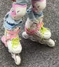 小狀元輪滑鞋兒童溜冰鞋女童男童6-12歲專(zhuān)業(yè)初學(xué)滑冰旱冰直排輪L5 桃桃粉【護具套裝】 M (適合運動(dòng)鞋31-36碼)尺碼可調 曬單實(shí)拍圖