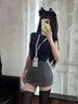 夜馳秘書(shū)服情趣內衣ol性感制服誘惑純欲包臀裙床上戰袍睡衣性感qqny女 藍+灰秘書(shū)包臀裙【上衣+裙子+胸牌+丁字褲】 均碼 【80-130斤】隱私發(fā)貨 曬單實(shí)拍圖