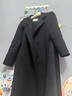 范思藍恩【徐若晗同款】鉆石立裁系列復古立領(lǐng)雙面呢大衣女秋冬羊毛呢外套 黑色 M 曬單實(shí)拍圖